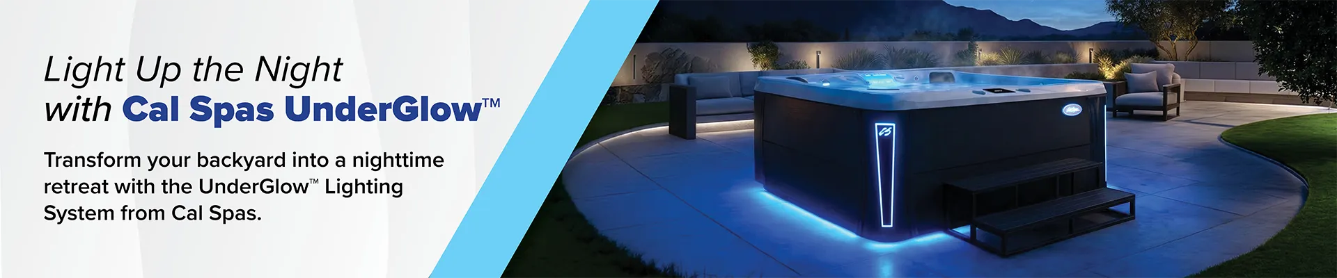 Calspas hot tub being used in a family setting - Camden